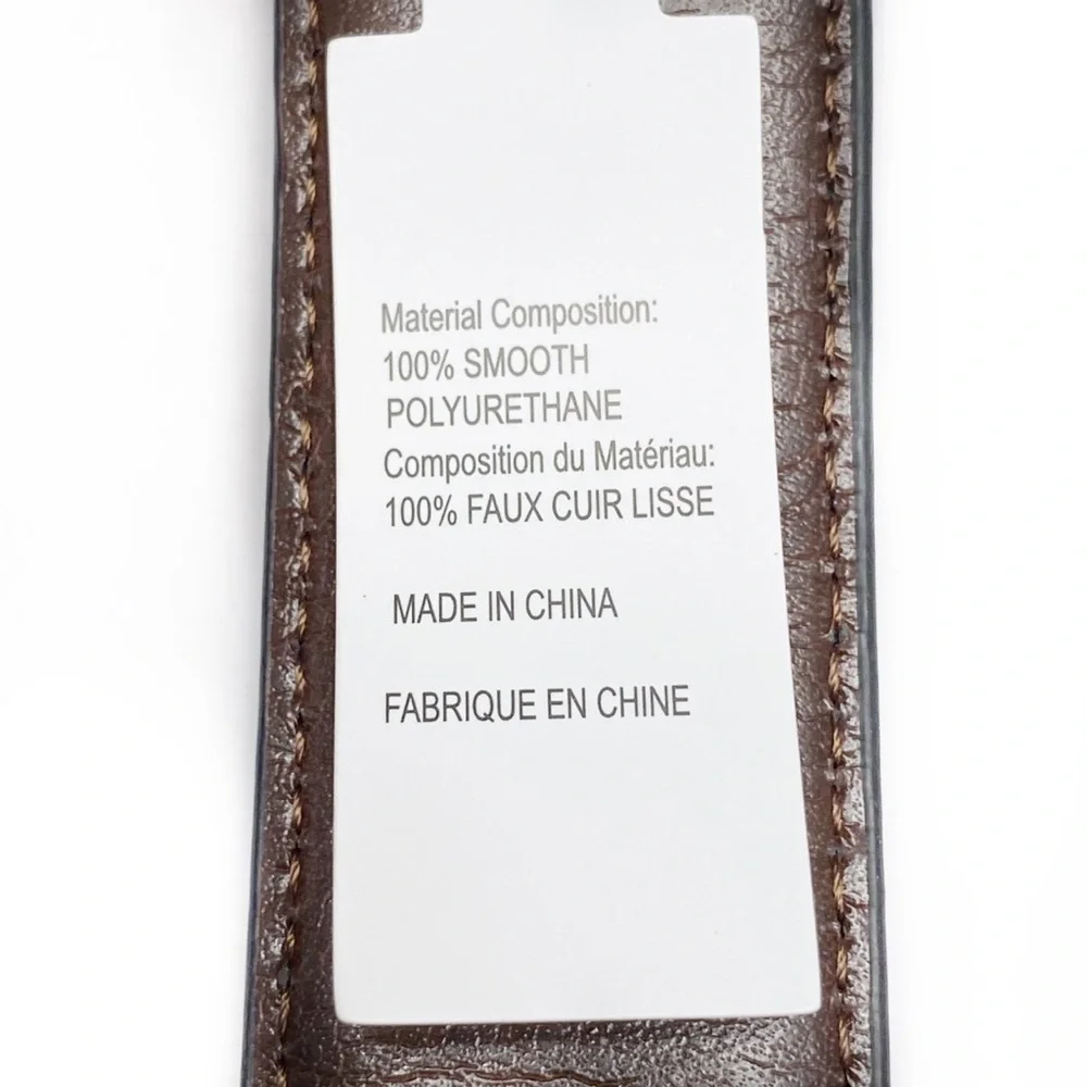 Chaps Men’s Faux Leather Reversible Belt